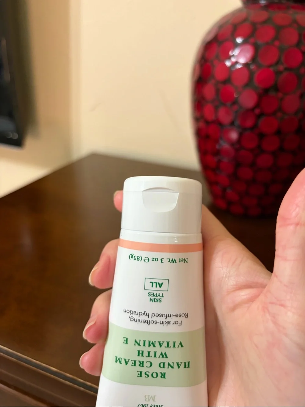 Mario Badescu Rose Hand Cream with Vitamin E 3 oz